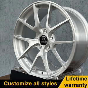 Llantas de carreras de 1 pieza forjadas en plata cepillada, llantas de aleación cóncava profunda, ligeras personalizadas para BMW M3 M4 M5 E92 E93 - Product Image 2
