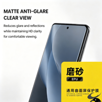 Film protecteur d'écran universel anti-reflet en hydrogel auto-réparateur EPU mat pour téléphone