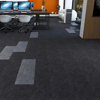 Serie YUNHAI, Alfombra Moderna Ignífuga de Polipropileno, Insonorizante, Ecológica, Delgada, Rectangular, con Bucle, para el Hogar