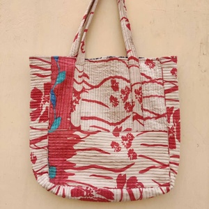 Bolsos de Hombro de Patchwork Bordados Kantha Hechos a Mano Vintage de Algodón Premium de Súper Calidad a Precio de Mayoreo - Product Image 1