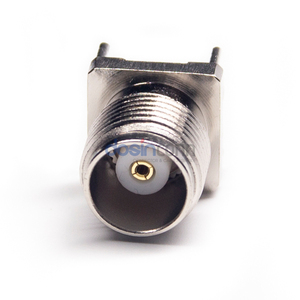 Precio de fábrica Latón Niquelado SMA Recto Hembra A través del agujero Conector Tipo de soldadura para PCB - Product Image 4