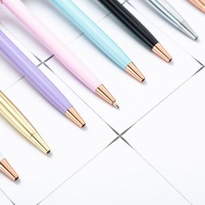 Stylo à bille personnalisé avec diamant, design créatif, corps électroplaqué tendance, idéal pour un cadeau promotionnel - Product Image 3