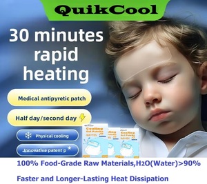 QuikCool医療用解熱性パッチ幼児用ホット & コールドパック妊娠中の女性用フィーバー物理冷却パッチ - Product Image 2