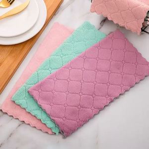 Vente flash : Serviettes de cuisine en microfibre haute flexibilité, résistantes, pour le nettoyage de la vaisselle - Product Image 2