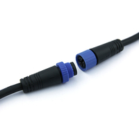 Câble de connecteur mâle-femelle étanche DTEAM 2 broches IP67, prise industrielle aviation AC/DC, cordon d'alimentation LED pour automobile