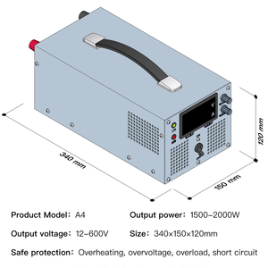 แหล่งจ่ายไฟแบบปรับค่าได้ 1500W-2000W แหล่งจ่ายไฟสำหรับชาร์จแบตเตอรี่แบบควบคุม แหล่งจ่ายไฟแรงดันสูง แหล่งจ่ายไฟแบบปรับค่าได้ - Product Image 3