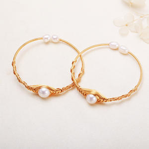 Bracelet en perles d'eau douce blanches véritable, fabrication directe du fabricant, simple, ouverture facile, bijoux pour femmes, bracelets tendance - Product Image 1