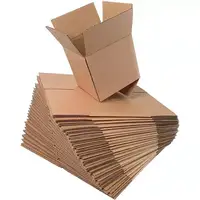 Ucuz dış karton katlanır karton kağıt karton düz ambalaj kutuları oluklu nakliye kutusu üreticisi