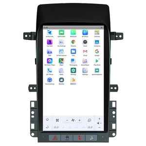 NaviHua Car Radio Stereo Touch Vertical Screen Android GPS Navigation Car DVD Player for Tesla Style Chevrolet Captiva 2008-2012 - Product Image 2