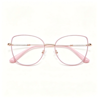 Lunettes Photochromiques Anti-Lumière Bleue Style Coréen XPZ Rose Doré Oeil de Chat Streetwear – Vente Directe Usine Certifiée ISO