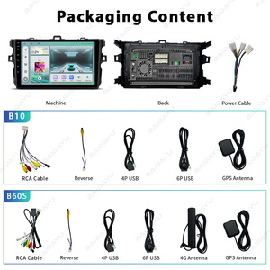 Baidayu 9 Inch USB Navigation Đa Phương Tiện Điều Khiển Nội Thất Kit Đối Với Toyota Corolla 2006 2013 Android Car <span class=keywords><strong>Monitor</strong></span> Với Autofor - Product Image 4