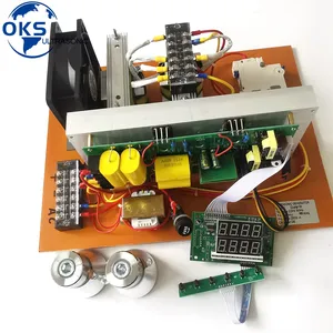 Placa de circuito gerador ultrassônico digital, 20khz-40khz 2000w para impressora/jóias/odontológica/vidro de limpeza