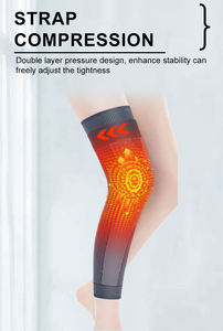 Les dernières orthèses de haute qualité sont vendues à chaud Genouillères de sport de type long avec un <span class=keywords><strong>exercice</strong></span> à haute élasticité pour apaiser - Product Image 3