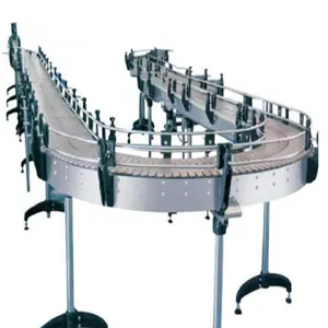 PL Top quality Slat Stainless Steel glass bottle chain conveyor