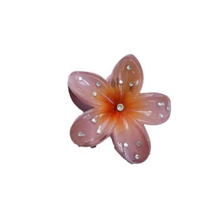 Cross-Border Plumeria Bauhinia Épingle À <span class=keywords><strong>Cheveux</strong></span> Griffe Clips Nouveau Style Simulé Diamant Bonbons Fleur <span class=keywords><strong>Cheveux</strong></span> Accessoires <span class=keywords><strong>Strass</strong></span> Retour - Product Image 5