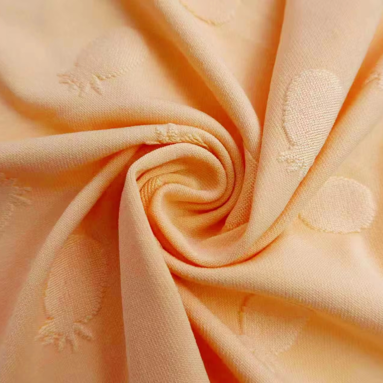 3D Embossed Elastic Poly-Spandex Functional Jacquard Tricot Knitted Textile for Dresses and Swimwear