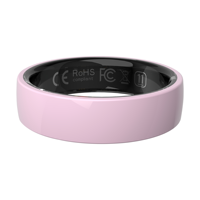 Anneau intelligent en céramique avec moniteur de fréquence cardiaque, compteur de pas, Bluetooth, batterie au lithium, suivi d'activité et NFC