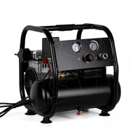Compresseur d'air portable sans huile BISON (CHINE) à double cylindre, 6L, 220V, à bas prix, pour la peinture