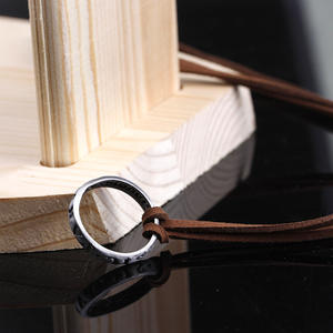 Game a Thief's End Nathan Drake Colliers Chaîne en cuir Mysterious Sea Area Cosplay Accessory Men Jewelry - Product Image 3