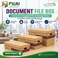 Boîtes en carton ondulé écologiques faites à la main FUJU - Forme personnalisable, doublure personnalisée, impression de logo personnalisée, artisanat personnalisé, utilisation multi-industrielle