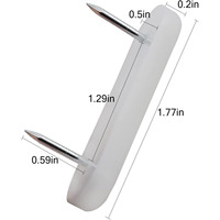 Meubles en plastique chaise jambe pieds coussinets glissent clous ongles meubles curseurs bois dur chaise jambe sol protecteurs armoire attaches