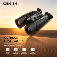 Binoculares ZYKD KONG-BM 4K con Visión Nocturna de Luz Visible y Ultra Baja, para Todo Clima, con Telémetro Láser e IA para Patrullaje Fronterizo