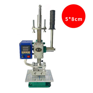 Giày Gỗ PVC giấy tùy chỉnh logo kỹ thuật số lá dập nóng máy tem Da dập nổi nhiệt Hướng dẫn sử dụng máy dập nóng - Product Image 4