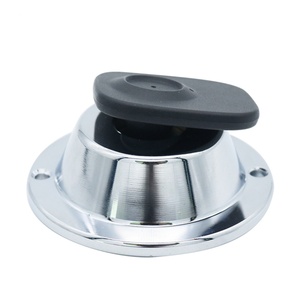 100 pièces d'étiquettes antivol rigides EAS RF 8,2 MHz 48*42 mm en ABS noir avec broche pour magasin de vêtements - Product Image 2