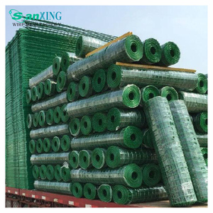 Green PVC Coated Welded Wire <b>Mesh</b> Fence Holland Fence for Farm Animal Fence - Product Image 5