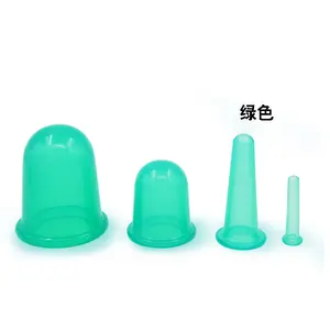 Tái sử dụng y tế cấp cốc massage Silicone hút chân không hút Cốc giác hơi trên khuôn mặt