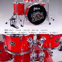 Acoustic Drum Set Portable Musical Instrument Percussion Kit