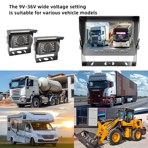 Sistema di Telecamere per Camion con Visione a 360° Anteriore/Laterale/Posteriore 1080P AHD, Impermeabile IP68, con DVR e Display da 7 Pollici a 2 Canali - Product Image 3