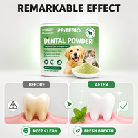 Poudre dentaire en gros pour chiens – Nettoyage des dents, soin buccal, supplément naturel pour l'haleine des chiots, chiens adultes et seniors – OEM