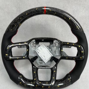 Volante de Fibra de Carbono Personalizado para <span class=keywords><strong>Ford</strong></span> <span class=keywords><strong>Mustang</strong></span> <span class=keywords><strong>Mach</strong></span> E GT 2021 2022 <span class=keywords><strong>2023</strong></span> 2024 2025 - Product Image 1