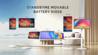 VETO Toptan 24 27 32 İnç Android Kablosuz Taşınabilir TV Akıllı Tablet Ekran 4-7 Saat Pil Ömrü ve Dahili 1300W Kamera ile