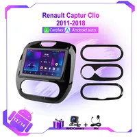Android Auto Radio para Renault Captur CLIO Samsung QM3 2011 - 2018 Estéreo Carplay Sistema de navegación GPS 2 Din DSP DVD Unidad principal
