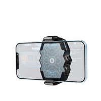 2023 offres spéciales bureau créatif téléphone portable refroidisseur plat universel métal diffusion en direct stands