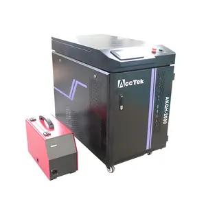 AccTek 레이저 용접 유형 1500w 2000w 3000w 소형 휴대용 레이저 용접기 알루미늄 3 In 1