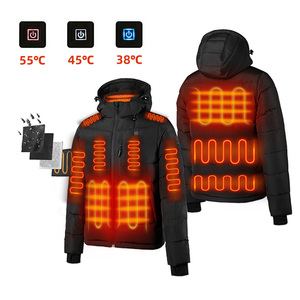 OEM Men Constant Temperature Heating Jacket Warm Heated Jacket Quiet Waterproof Puffer Jacket for Fishing Picnic Hiking Travel - Product Image 1