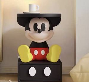 Petite <span class=keywords><strong>table</strong></span> <span class=keywords><strong>de</strong></span> chevet créative en résine sculptée Mickey avec thème d'amour pour chambre d'enfant-<span class=keywords><strong>Table</strong></span> d'appoint Figurine - Product Image 3