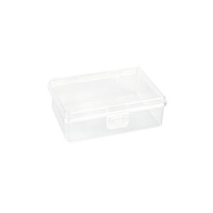 Caja de almacenamiento rectangular transparente de PP 9735 9,2x6,2x2,8 cm con tapa para joyería, piezas, componentes, embalaje de papelería - Product Image 2