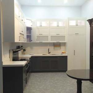 Muebles de Cocina Modulares de Diseño Moderno en Color Blanco 2025, Gabinetes de Madera con Puertas de MDF, Juego de Muebles para el Hogar con Encimera - Product Image 3