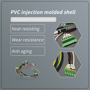 Connecteur de borne à vis vert personnalisé 2 <span class=keywords><strong>3</strong></span> 4 5 6 7 8 9 10 broches avec câble 5.08mm connecteur de bornier faisceau de câbles - Product Image 2