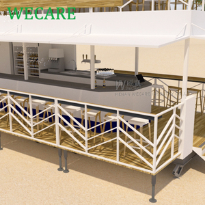 Wecare รถพ่วงสองชั้นสำหรับการจัดเลี้ยงในเชิงพาณิชย์รถขายอาหารกาแฟแบบเคลื่อนที่2ชั้นเพียบพร้อม - Product Image 6