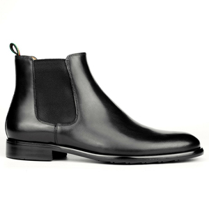 Botas <span class=keywords><strong>Chelsea</strong></span> de estilo británico para hombre, botas transpirables cómodas de piel de vaca de grado superior, zapatos informales para compras al aire libre - Product Image 6