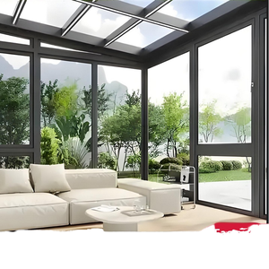 <span class=keywords><strong>Serre</strong></span> extérieure de haute qualité avec grande salle de soleil Design moderne personnalisé toit plat <span class=keywords><strong>et</strong></span> cadre <span class=keywords><strong>en</strong></span> <span class=keywords><strong>bois</strong></span> <span class=keywords><strong>et</strong></span> aluminium pour villas - Product Image 2