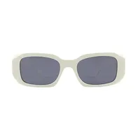 Nouvelle arrivée de luxe carré femmes nuances créateur de mode rétro vintage 80s acétate Rectangle lunettes de soleil