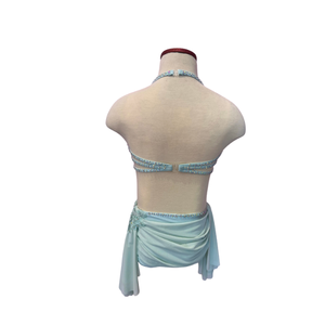 Le justaucorps de ballet Mint élégant est fabriqué en nylon et élasthanne de qualité supérieure pour des mouvements de ballet fluides et une esthétique de danse élégante. - Product Image 3