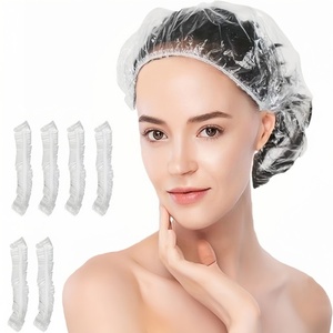 <span class=keywords><strong>Bonnet</strong></span> <span class=keywords><strong>de</strong></span> <span class=keywords><strong>bain</strong></span> transparent élastique épaississant imperméable à l'eau surdimensionné personnalisé <span class=keywords><strong>Bonnet</strong></span> <span class=keywords><strong>de</strong></span> douche en plastique PE jetable <span class=keywords><strong>de</strong></span> voyage pour salon d'hôtel - Product Image 2