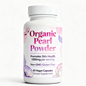 Compléments alimentaires à base de plantes, étiquette privée OEM, capsules de poudre de perle biologique de qualité alimentaire pour soutenir la santé de la peau - Product Image 1